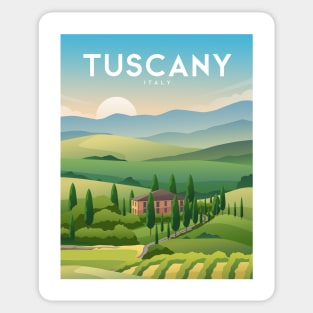 Tuscany, Italy Countryside Sticker